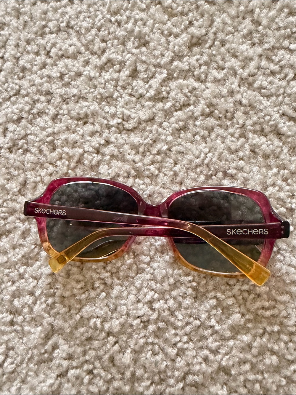 Skechers Translucent Purple Sunglasses Temple